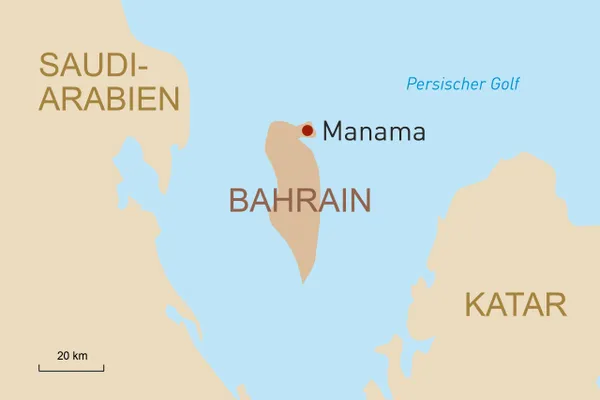 Karte: Bahrain entdecken