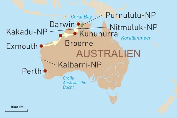 Mit dem Camper von West-Australien ins Northern Territory