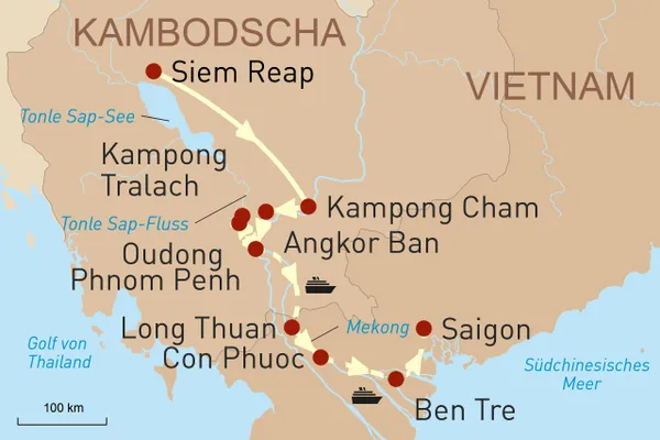 RV Pandaw den südlichen Mekong entdecken 2024
