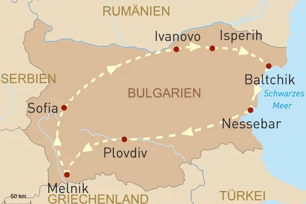Die Höhepunkte Bulgariens entdecken