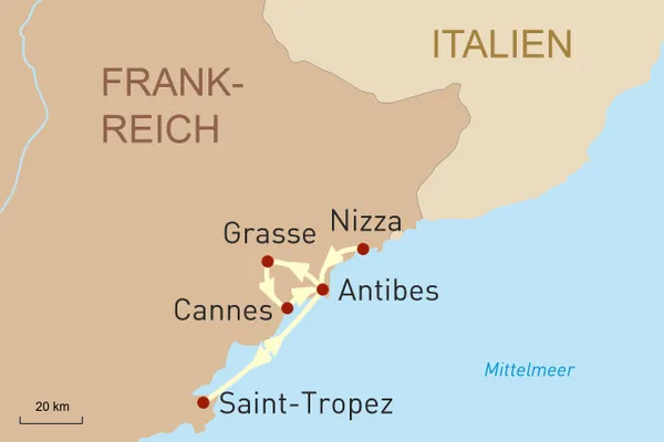 Drei perfekte Tage an der Côte d'Azur