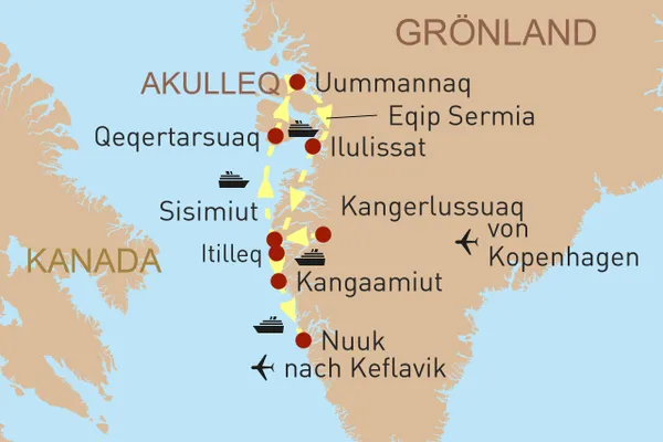 Entdeckungsreise nach Westgrönland
