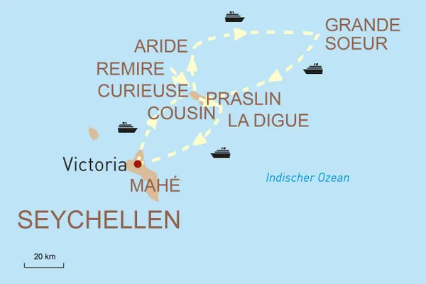 Neu Expeditionskreuzfahrt Seychellen – Perlen des Indischen Ozeans