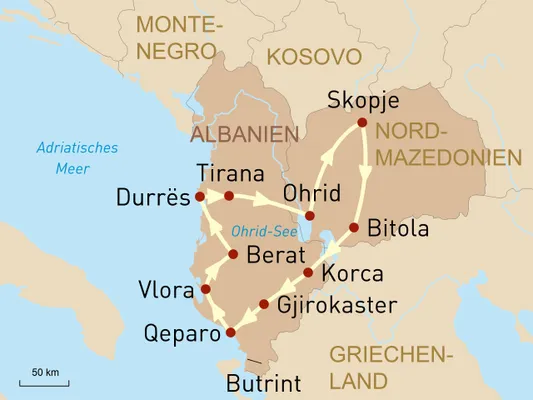 Fast unbekannt und wunderschön – Albanien & Nordmazedonien