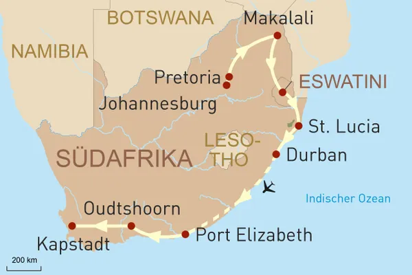 Höhepunkte Südafrikas