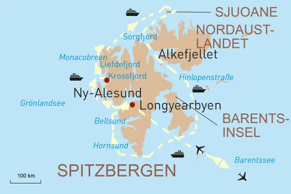 Kreuzfahrt in die Arktis nach Spitzbergen – Im Reich der Eisbären