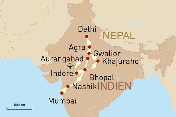 Zentralindien – Kultur und Paläste im Herzen Indiens