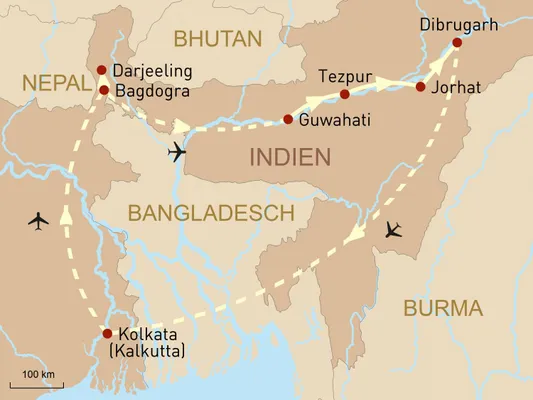  Indien: Assam & Darjeeling - eine Reise in das Land des Tees