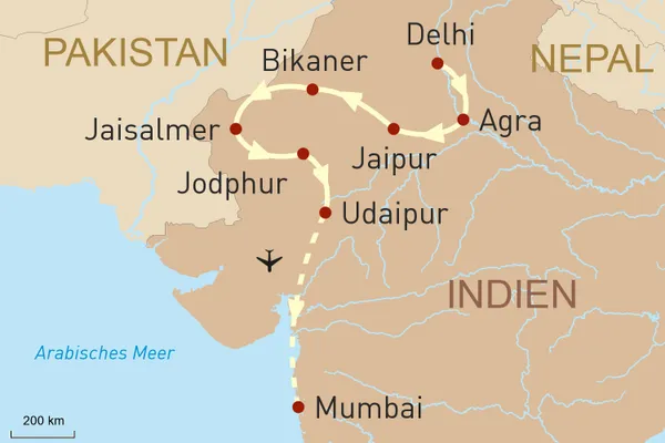 Indien Reise: Indien luxuriös erleben
