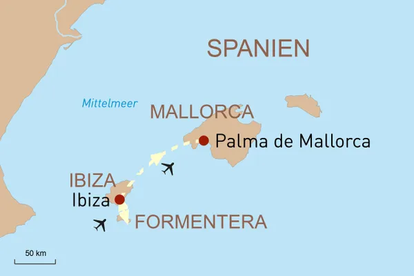 Traumreise in das Inselparadies der Balearen