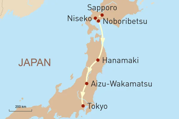 Wintermärchen in Japan