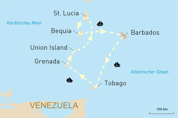 Karibik Kreuzfahrt: Barbados und die Grenadinen an Bord der Sea Cloud erleben