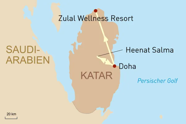 Karte: Katar für Körper und Geist