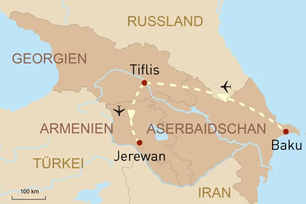 StepMap-Karte-Kaukasus-kompakt