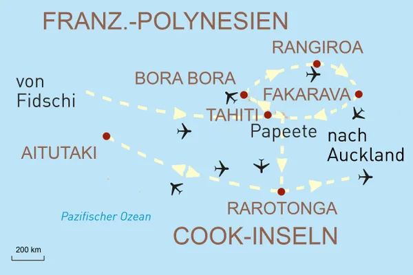 Zwischen Himmel und Meer – Kleine Südseereise