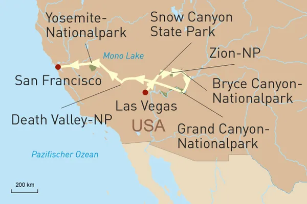 Kleingruppenreise USA: Wandern in den Nationalparks neu