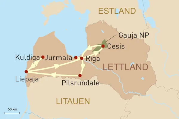 Privatreise Lettland: Jugendstil & Naturerlebnis