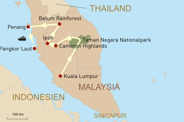 Malaysia: Natur & Kultur pur