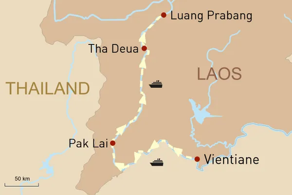 Flusskreuzfahrt: Mekong-Impressionen in Nordlaos