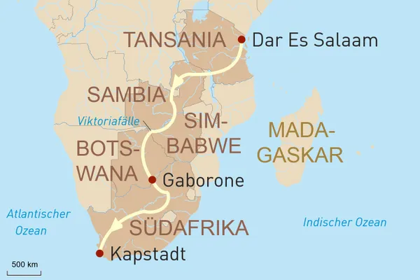 Luxuriöse Bahnreise: Mit dem Rovos Rail durch Afrika