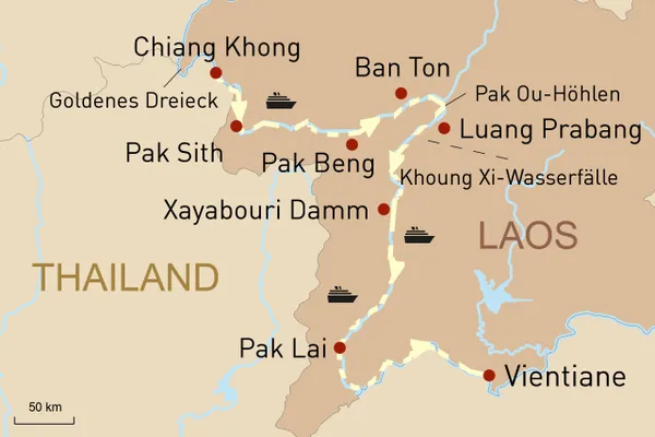 Mit der RV Pandaw den nördlichen Mekong entdecken