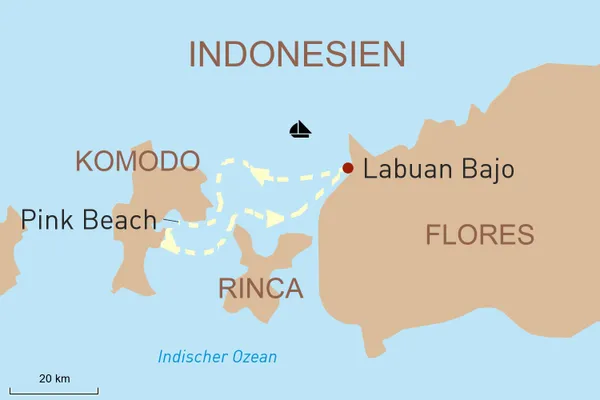 Indonesien Kreuzfahrt: Mit der Moana Cruise durch den Komodo-Rinca-Nationalpark