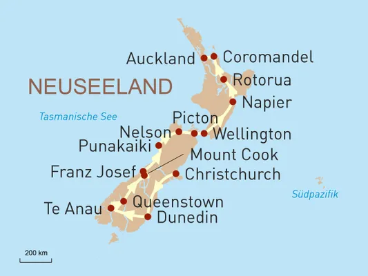 Neu Mit dem Mietwagen durch das schönste Ende der Welt