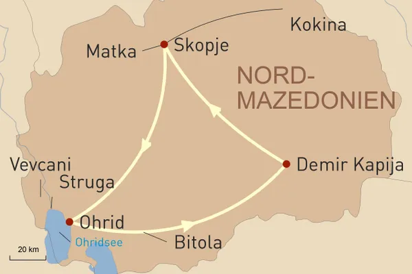 Nordmazedonien – Verborgenes Paradies im Herzen des Balkans