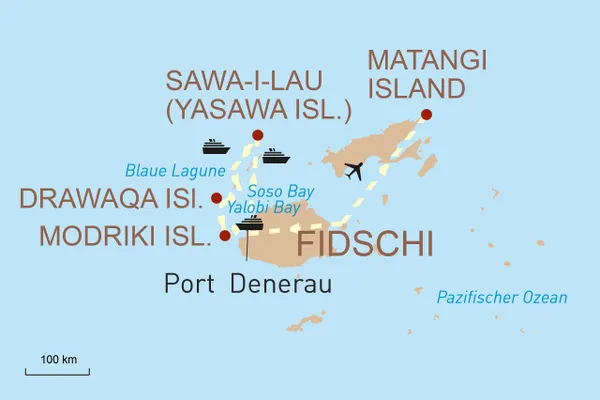 Südsee-Magie und Kreuzfahrt zu den Fidschi-Inseln