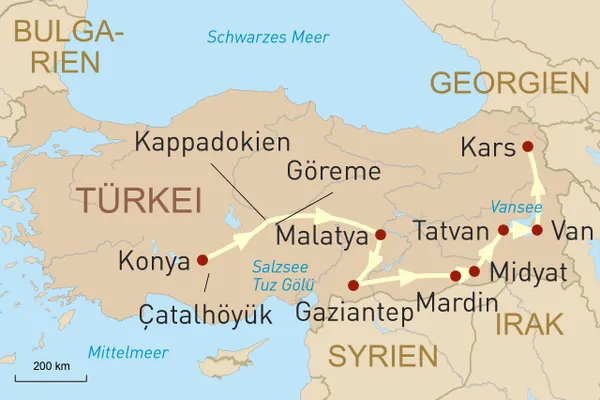 Türkei-Reise: Anatolien – Naturwunder & antike Schätze
