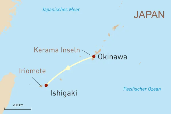 Inselhüpfen im tropischen Süden Japans