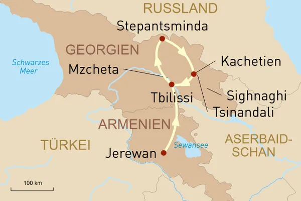 Reise nach Armenien und Georgien neu