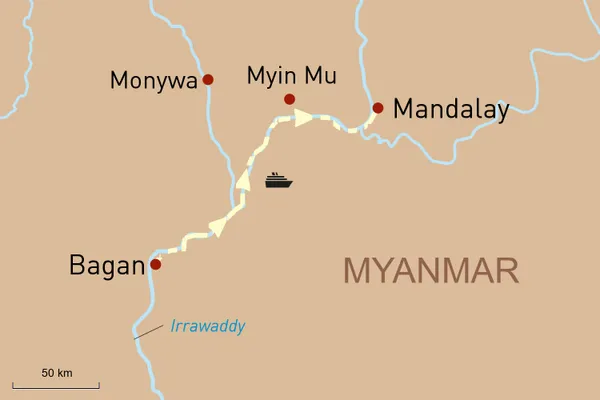 Road to Mandalay - Bagan bis Mandalay