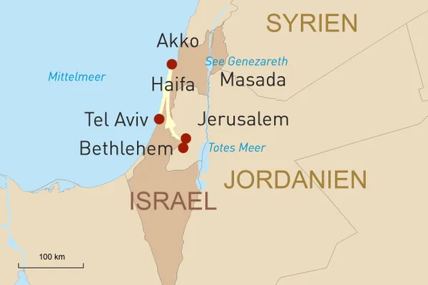 Rundreise durch Israel Zwischen Geschichte, Kultur und Moderne