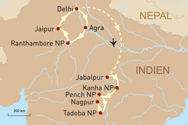 Safari-Abenteuer in Indien