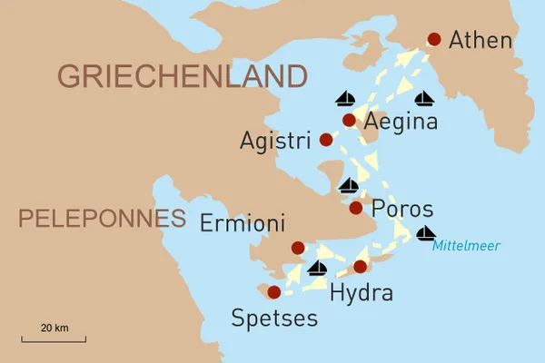 Segeltörn Peleponnes