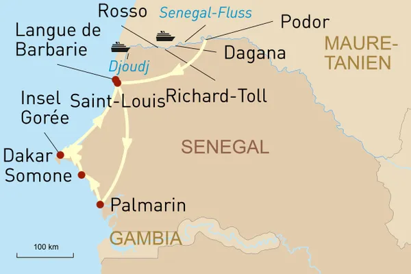 Reise in den Senegal – Vom Rand der Sahara bis ins Flussdelta am Atlantik
