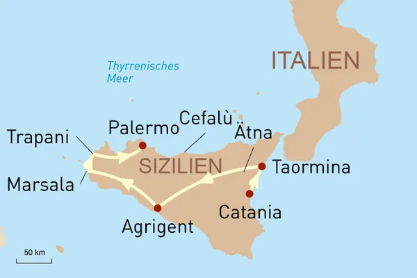 Italienreise: Sicilia Classica – das klassische Sizilien mit dem Mietwagen entdecken