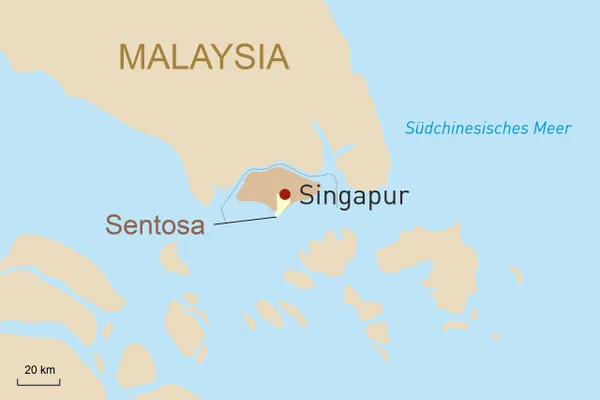 Singapur Inspirierendes Mosaik Asiens