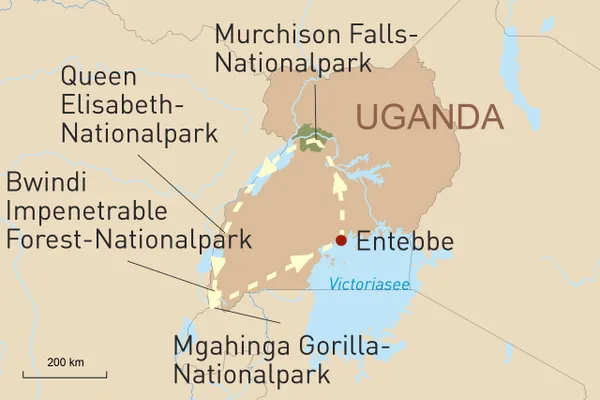 Exklusivreise nach Uganda – Wilde Natur auf höchstem Niveau erleben