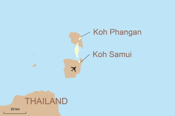 Urlaubsfeeling am Gold von Thailand Koh Samui und Koh Phangan