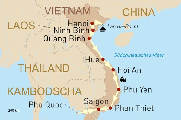 Vietnam stilvoll mit dem Luxuszug SJourney entdecken