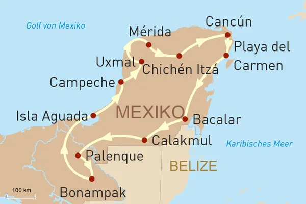 Mexiko: Yucatán und Chiapas für Selbstfahrer