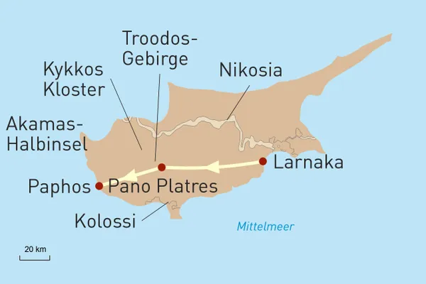 Reise nach Zypern – Von Aphrodite bis Zedern