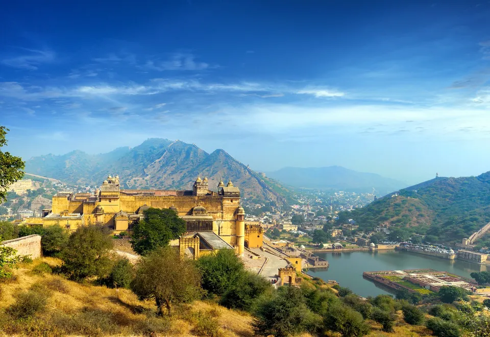 Amber Fort in Jaipur, Indien Reise