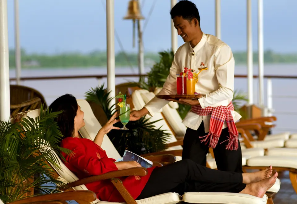 An Bord der RV Mekong Pandaw