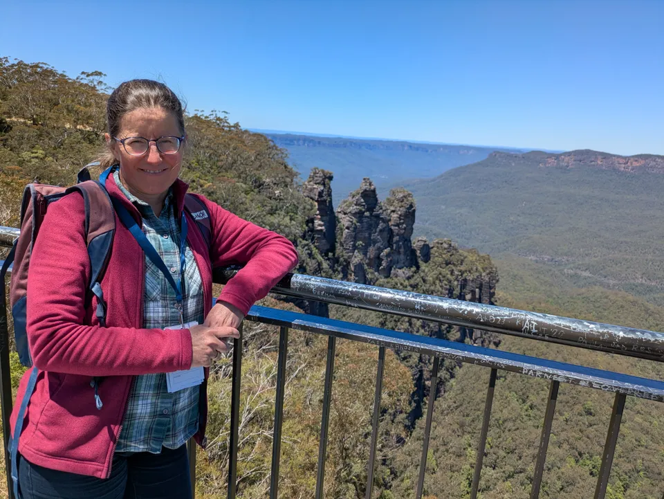 Ausblick von den Blue Mountains