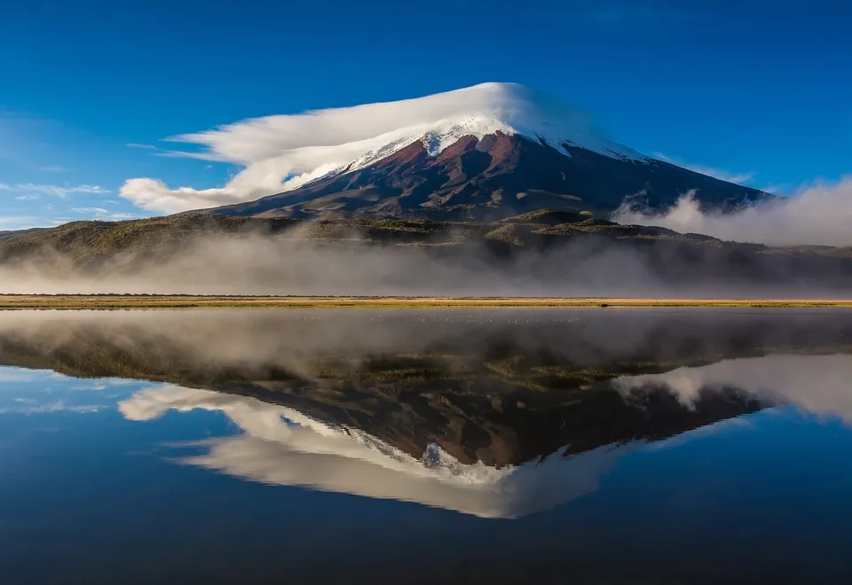 Der Cotopaxi, der zweithöchste Berg Ecuadors