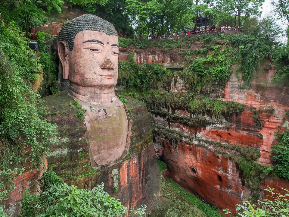 Der große Buddha von Leshan