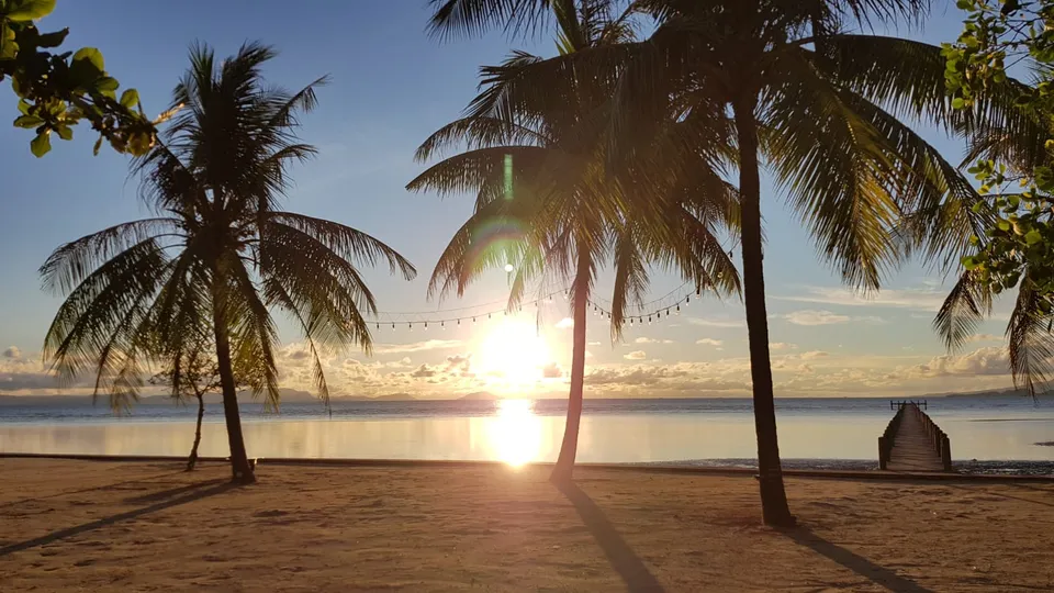 Beach with Sunset